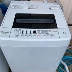 ハイセンス　4.5kg洗濯機　2019年製　　リサイクルショップ...