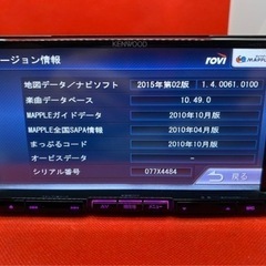KENWOOD 最上級　MDV-727DT フルセグ　地図更新済　新品パーツ多数　き-5