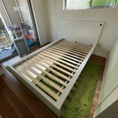 IKEA MALM 120x200 cm ホワイト ベッド