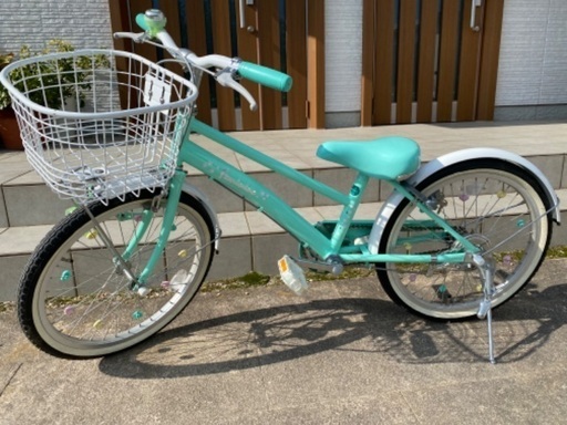 自転車エメラルドグリーン20インチ