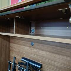 商談中木下家具　テレビボード3点セット　ニューベルク150　壁掛け付き【愛品倶楽部柏店】