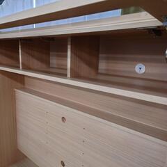 すえ木工 壁面テレビボード3点セット　マテリア　2017年モデル【愛品倶楽部柏店】