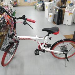 J080  カッコいい折り畳み自転車 GRAPHIS 6段変速 ...