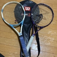 【決まりました】テニスラケット　2本　カバー1個付き
