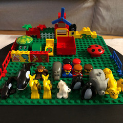 LEGO デュプロ　レゴ　動物園　乗り物　ブロックたくさん