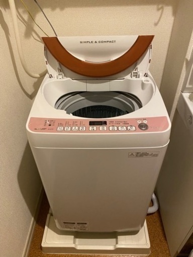 SHARP 全自動電気洗濯機　2015年製　7.0kg