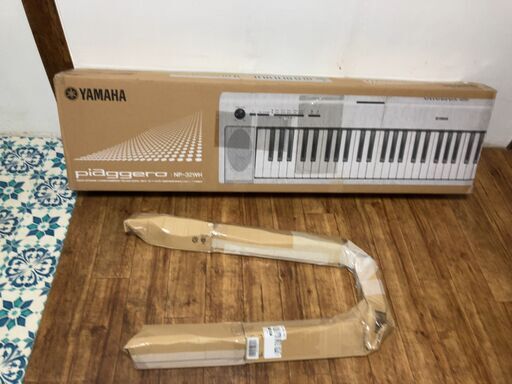 値下げ】 YAMAHA piaggero 電子キーボード NP-32WH 美品 76鍵 箱付き