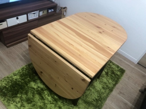 IKEA イケア　ソルップゴング　折りたたみテーブル　ユーカリ無垢材 IKEA 折りたたみテーブル SOLUPPGÅNG ソルップゴング 折りたたみ