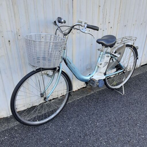 R4069電動アシスト自転車　2012年パナソニック　ViVi NX 充電器　バッテリー　鍵1本付き　電動自転車
