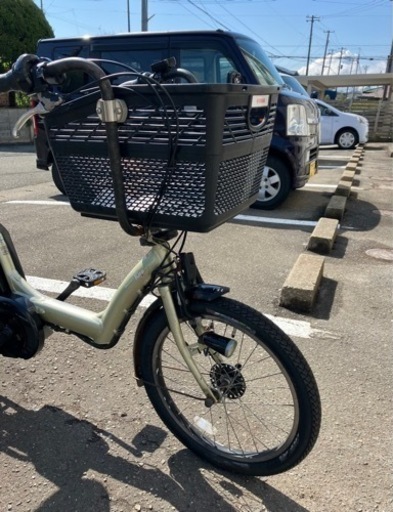 お譲りする方が決まりました。電動アシスト自転車 ヤマハPAS kiss mini 