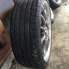 中古　WORK　ワーク　XSA　イクサ　戦　5.5J インセット+42 4本　Oディスク　PCD100 4穴　　165-45-16　タイヤおまけ