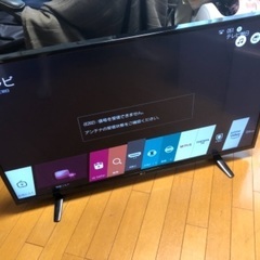 LG43インチ液晶テレビ！43UH6100-JE