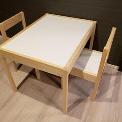 IKEA(イケア) LATT 子供用テーブル チェア2脚


