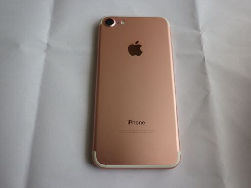 iPhone7 au simロック解除済 ピンクゴールド 2017.10 32GB iPhone 7