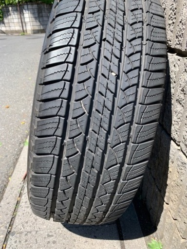 プラド 150系後期 純正タイヤ265/65 R17 4本 走行200キロ - タイヤ