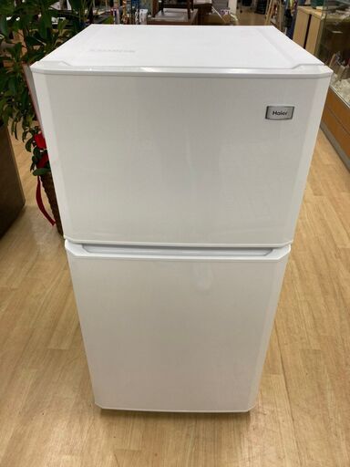 【レガストック川崎本店】ハイアール 106L 2ドア冷蔵庫（ホワイト）Haier JR-N106E-W