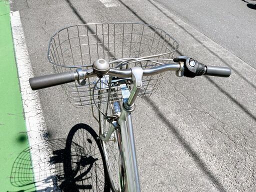 自転車 中古自転車 27インチ 3段ギア付き タケダ TAKEDA シルバー G008