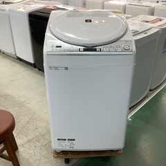 安心の1年保証付き！！ SHARP 8.0kg縦型洗濯乾燥機 ES-TX8E-