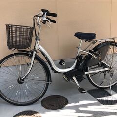 YAMAHA  電動アシスト自転車 X563-1604863・充電器・ポンプ・ヘルメット・雨具