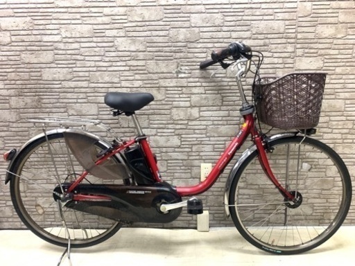 東京23区配達無料　新基準 Panasonic パナソニック ビビDX 8.9Ah リチウム 電動自転車☆中古☆パナ ④