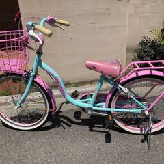 【チョモランマさん】自転車  子供  20インチ  ピンク