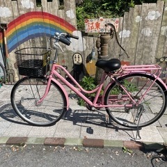 【2416】シティ　26インチ　前後タイヤ新品　20,400円（防犯・税込）