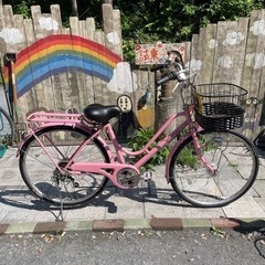 【2416】シティ　26インチ　前後タイヤ新品　20,400円（防犯・税込）