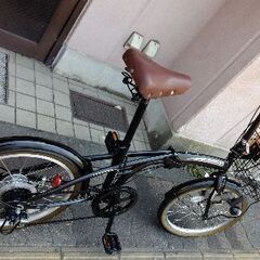 [SOUTHERNPORT]SP-FOLDER6 20吋 折り畳み自転車 外装6段/ブラック