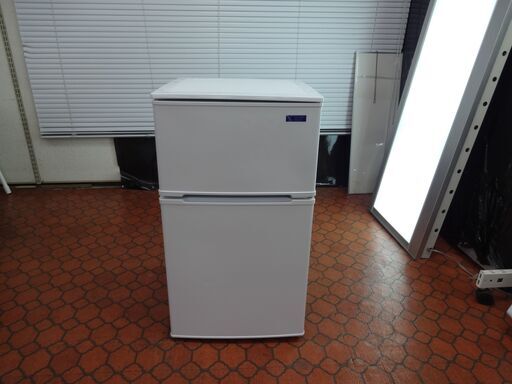 ID  005310 　冷蔵庫　２ドア　ヤマダ　90L　２０２０年製　YRZ-C09G1
