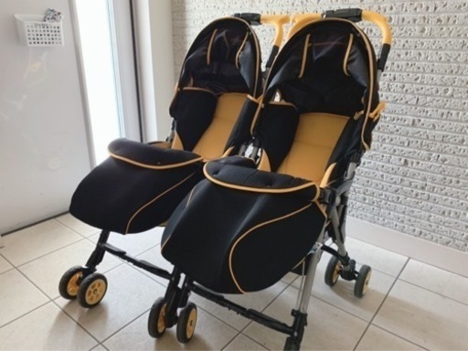 受付停止【人気商品2人乗りベビーカー】Aprica ネルッコベッドツインズ