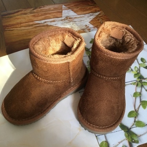 15cmムートン風ブーツ モコモコ まっつん あびこのキッズ用品 子供用シューズ の中古あげます 譲ります ジモティーで不用品の処分