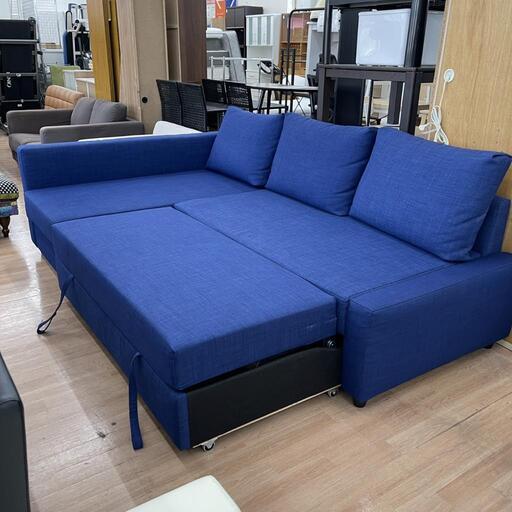 完売】ソファベッド 3人掛けソファ フリーヘーテン IKEA 定価約64990円