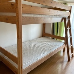 【ネット決済】無印良品のシンプルな二段ベッド