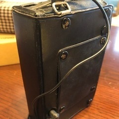 □ビンテージ・ポータブルラジカセ、古くて使用感あるけど完動品です