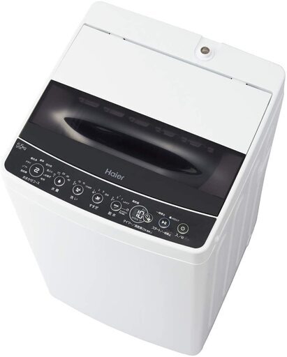 【成約済】$　【未開封・未使用品】Haier　洗濯機　5.5kg　JW-C55D-K　ブラック　ステンレス槽　カビ取り機能