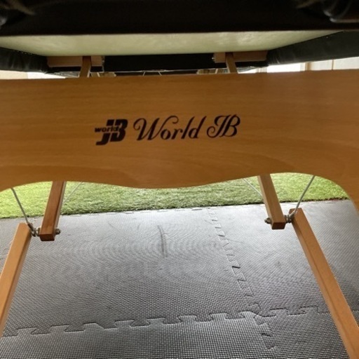 木製折りたたみ施術ベット［黒］キャスター付きキャリーバッグ 売れ筋