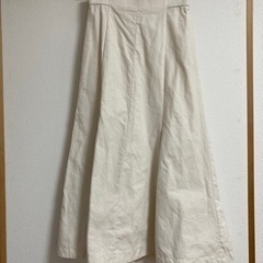 【差し上げます】ナノユニバース 白 スカート サイズ38