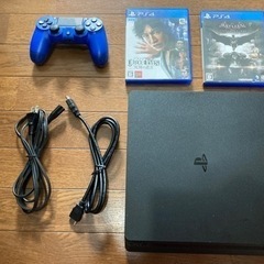 PS4 slim 1 TB コントローラー ソフト２個付き