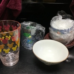 コップ(ミッキー、ケロロ軍曹)、湯飲み、茶碗