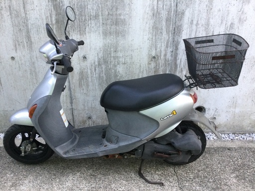 スズキ レッツ4 CA45A シルバー 原付 登録、納車費用込み