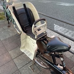 YAMAHA ヤマハ 子ども乗せ 電動自転車 Angelino 3人乗り チャイルドシート バッテリー 充電器付き 鍵有！