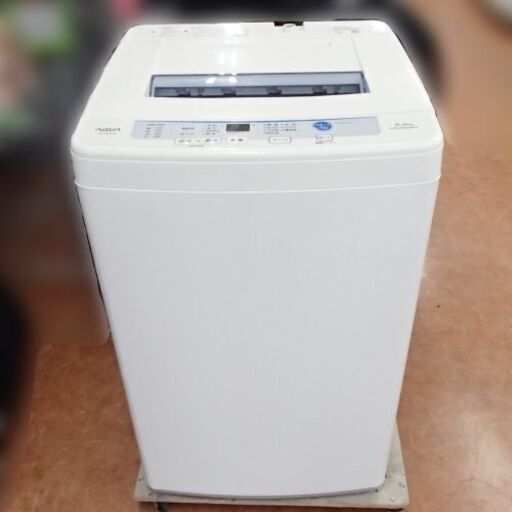 【期間限定特価】 2016年製 AQUA 全自動洗濯機 AQW-S60F 6kg 中古 2 洗濯機