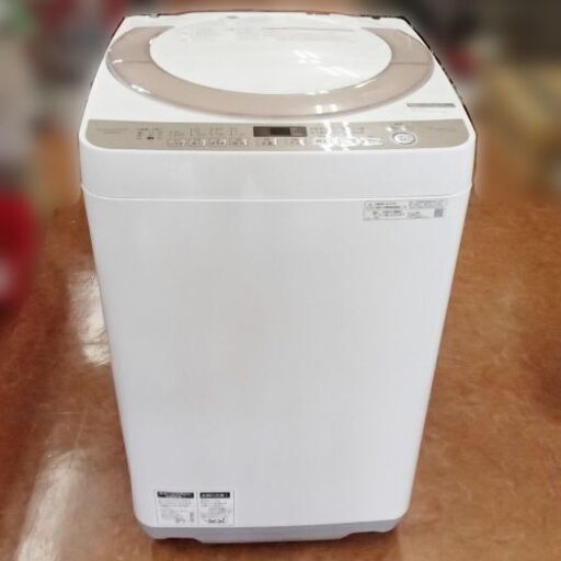 2019年製 シャープ 全自動洗濯機 ES-KS70U 7kg 中古 4