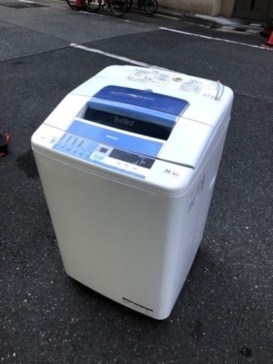 大阪市内配達設置無料⁉日立洗濯機　8キロ⭕️保証付き