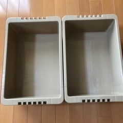 メダカの飼育にNVボックス13Ｌ 2個！