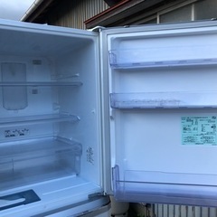 3ドア三菱ノンフロン冷凍冷蔵庫 MR-C34S-W1形