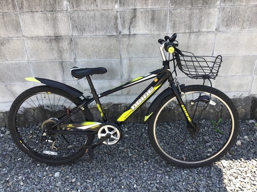 ★♪美品26インチ★★6段変速ダイナモライト　スピードメーター付子供用自転車　22年5月点検済♪♪