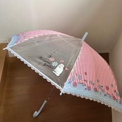 子ども　可愛い傘(透明窓付き)