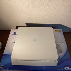 ps4 本体　PlayStation 4 グレイシャー・ホワイト...