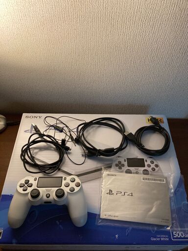 ps4 本体 PlayStation 4 グレイシャー・ホワイト 500GB (CUH-2200AB02) - 小金井市